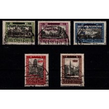 1932 - Danzig - AFA 233-37 - Frimærke - Stemplet.